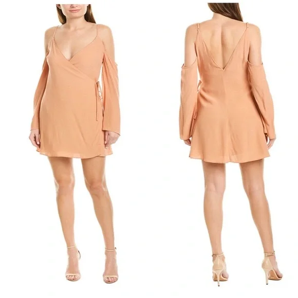 NWT Lovers + Friends Love Letter Wrap Dress small - Picture 3 of 8